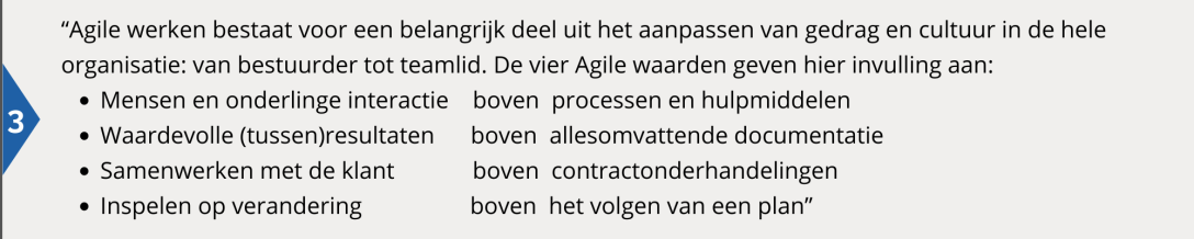 Advies Intermedius agile en gedrag en cultuur